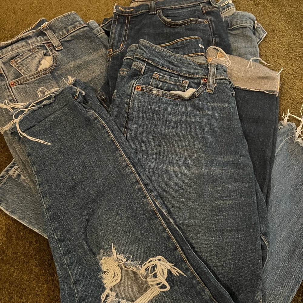 Old Navy Women's Blue Jeans - Picture 2 of 6